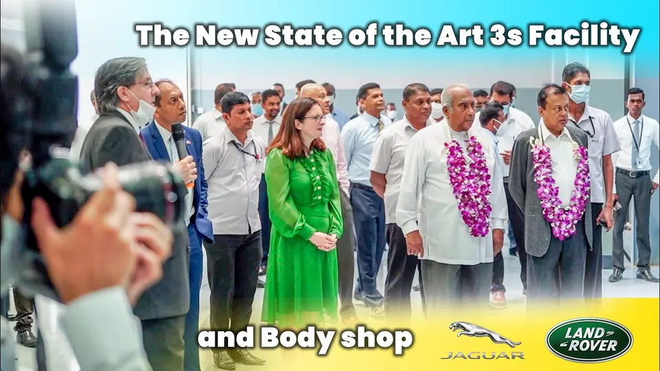 Still from State of the Art 3S Facility & Body Shop, a film for Jaguar Land Rover
